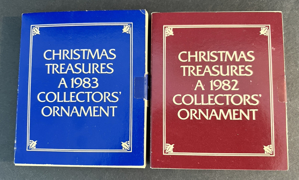 Christmas Treasures 1982 1983 Acrylic Collectors Ornaments Snow Flake Wise Men